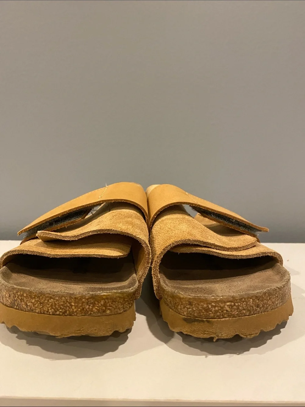 Birkenstock Kyoto Suede Sandal in Clay